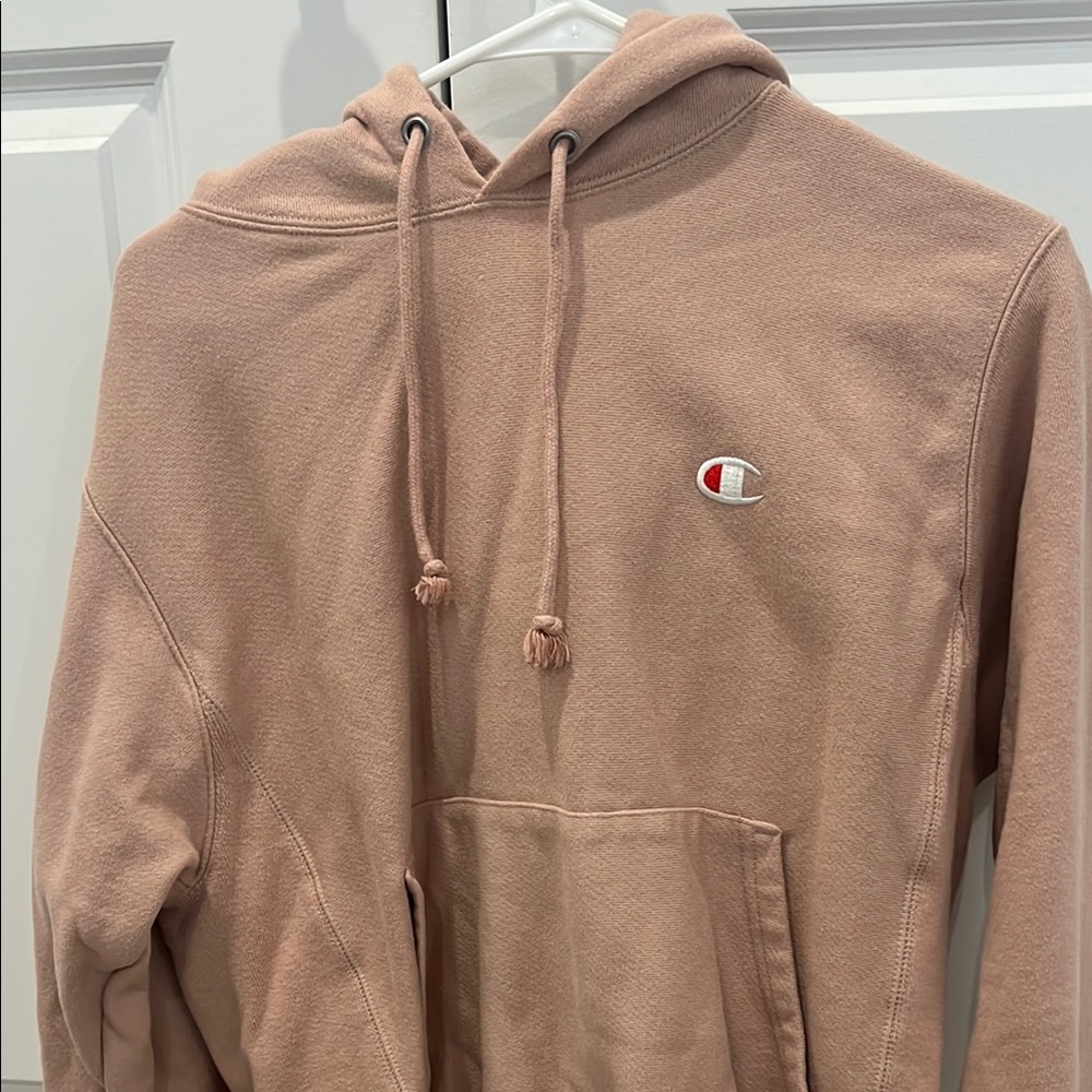 Champion Tan Pullover Sweater Soft Cotton Blend